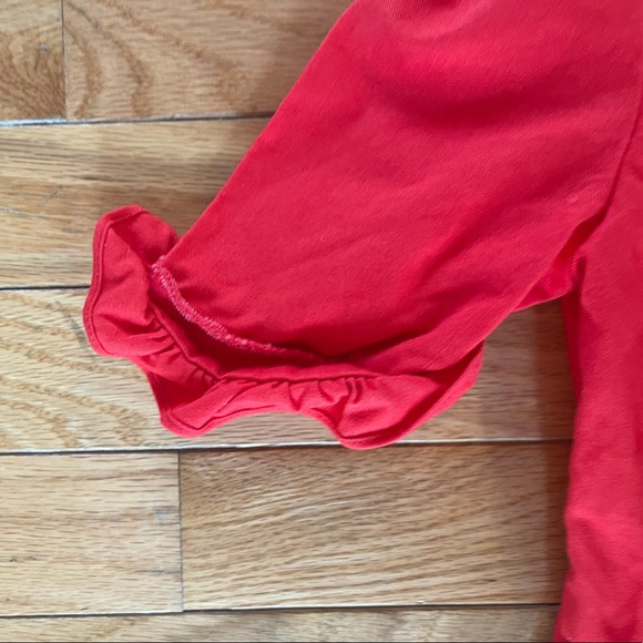 Original VINTAGE Chocolate Soup red top with clown  and ruffled sleeves 3T-RARE! - Picture 4 of 8